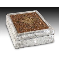 Caja Metalica Decorada 20 cm