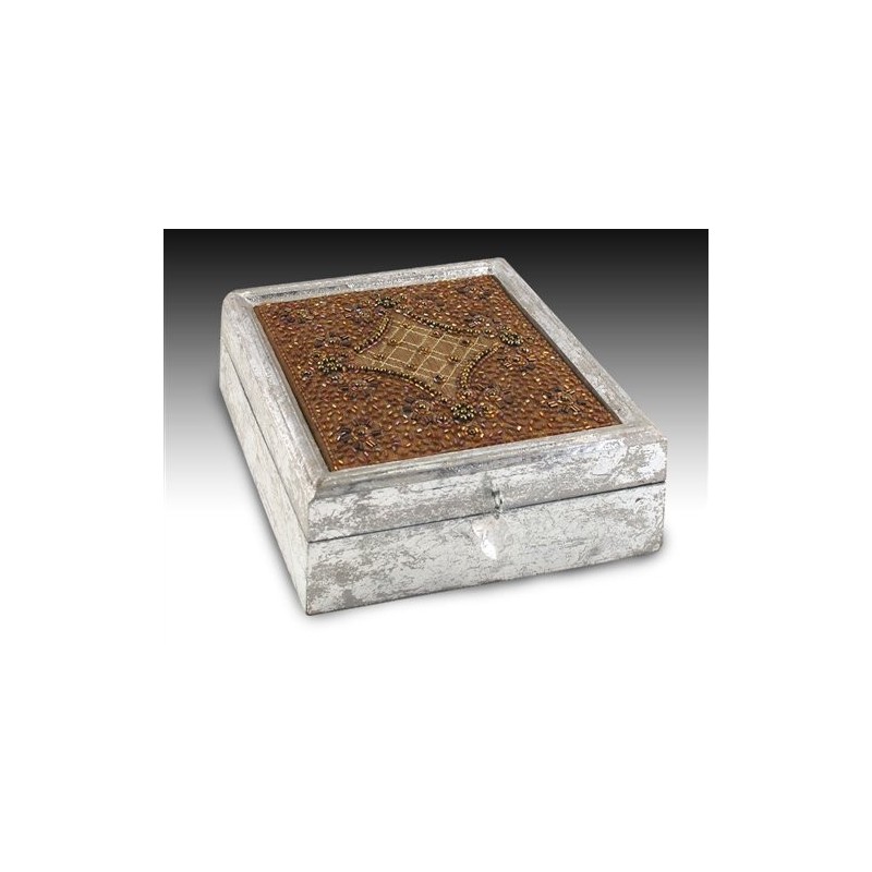 Caja Metalica Decorada 20 cm