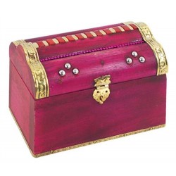 Caja Baul Fucsia 13 cm