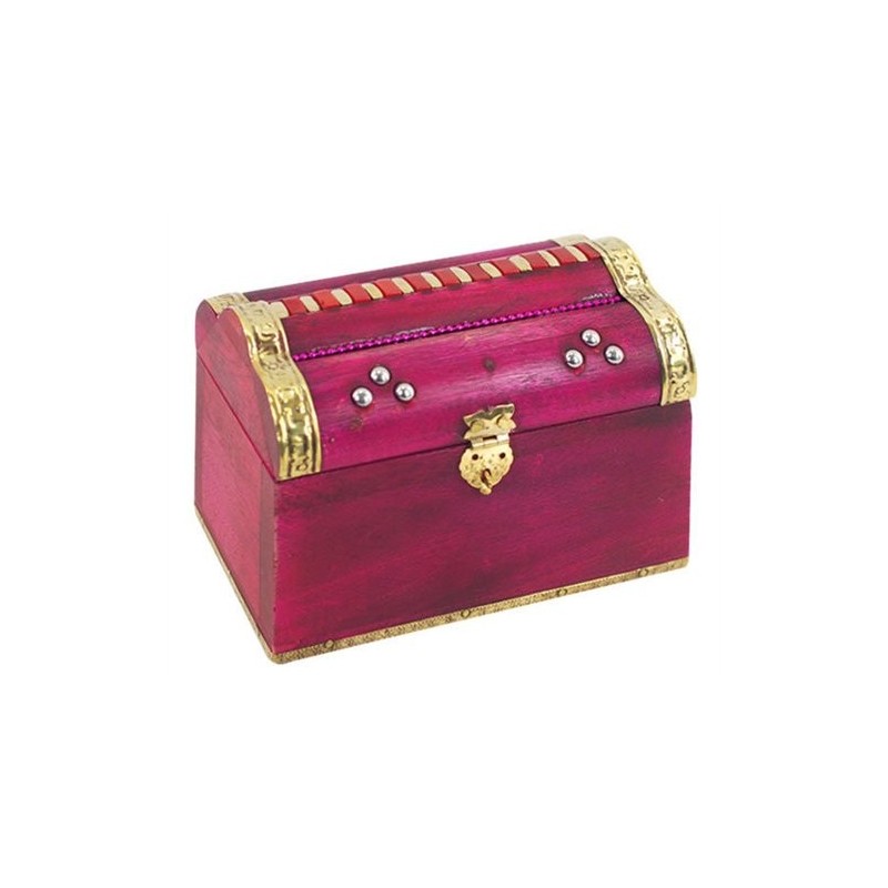 Caja Baul Fucsia 13 cm