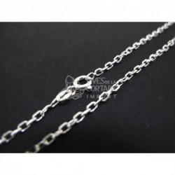 Cadena de plata forzada grande 70cm (C37)