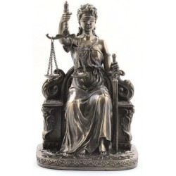 Figura Clasica Diosa de la Justicia 17 cm