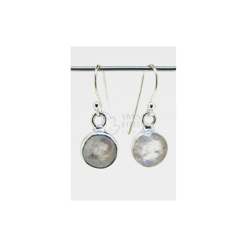 Pendientes de Piedra Luna Plata de Ley 925
