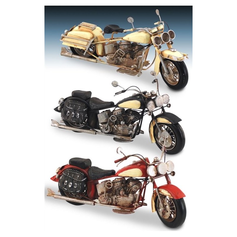 Set 2 Motos Harley Decorativas 27 cm