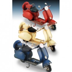 Set 3 Moto Vespa Antiguas Decorativas 26 cm