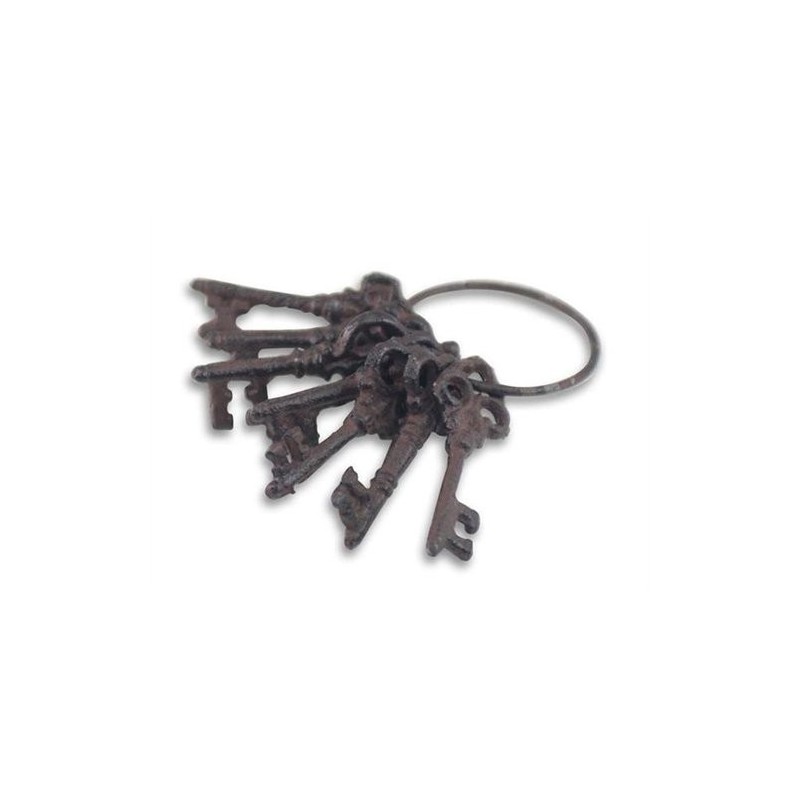 Juego Llaves Antiguas Metal 12 cm