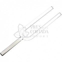 Diapason de Cristal de Cuarzo Transparente 45 cm aprox