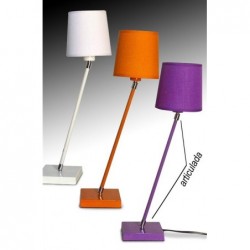 Set 3 Lamparas Mesa Colores Articuladas 48 cm