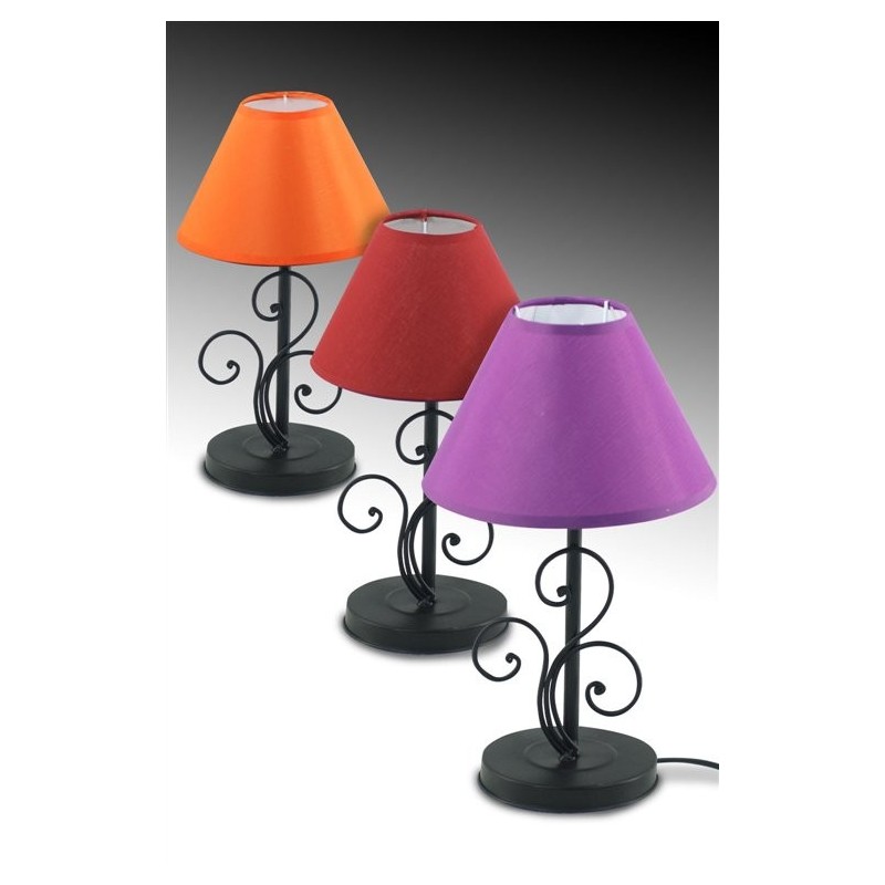 Set 3 Lamparas Sobremesa Colores 33 cm