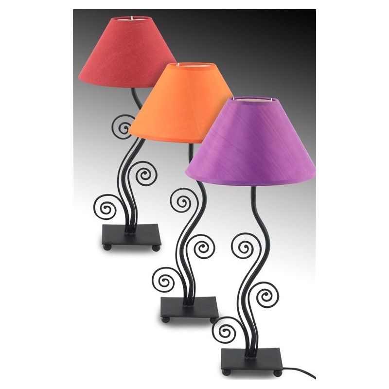 Set 3 Lamparas Sobremesa Colores 52 cm