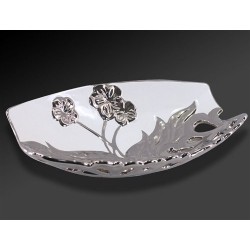 Centro De Mesa Ovalado Flores 41 cm