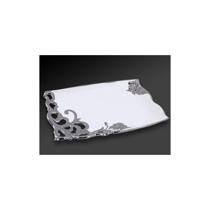 Centro De Mesa Rectangular Flores 43 cm