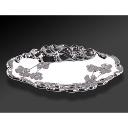 Centro De Mesa Ovalado Flores 42 cm