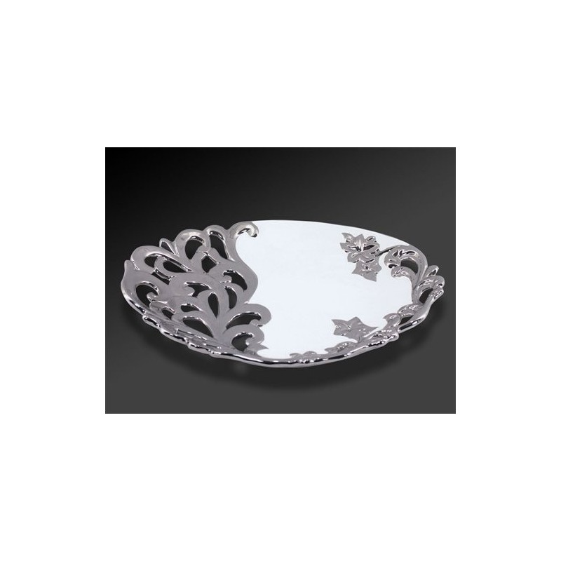 Centro De Mesa Ovalado Flores 40 cm