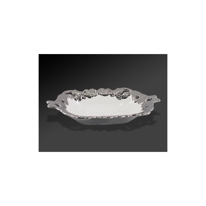 Centro De Mesa Ovalado Flores 37 cm