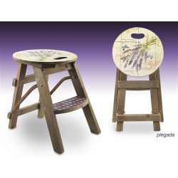 Taburete Retro Lavanda 43 cm