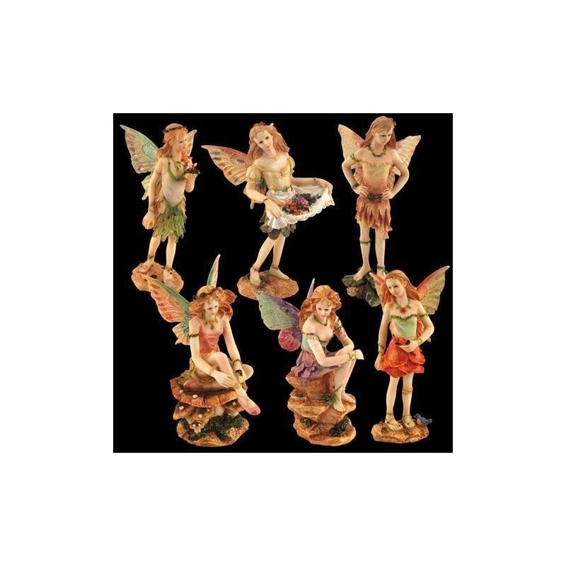 Figuras Hadas x6 Colores 17 cm