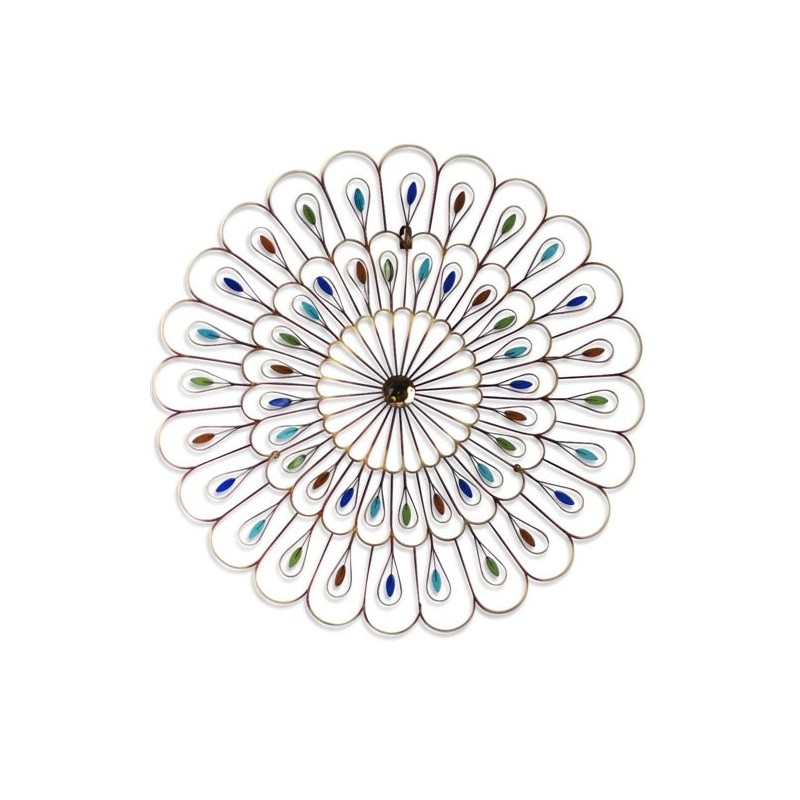 Adorno Pared Metalico Redondo 60 cm