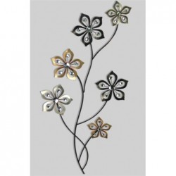Adorno Pared Flor Metal 95 cm