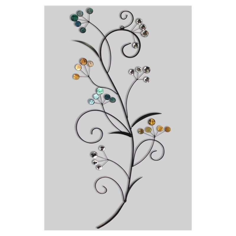 Adorno Pared Flor 103 cm