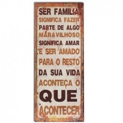 Placa Pared Mensajes 50x20 cm