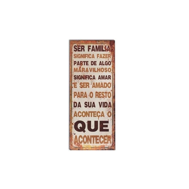 Placa Pared Mensajes 50x20 cm