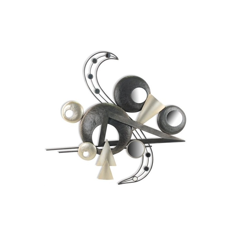 Adorno Pared Metalico 84 cm