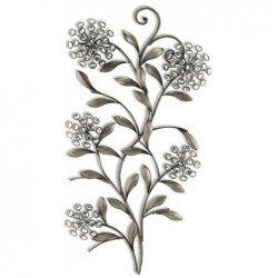 Adorno Pared Vertical Rama Flores 95 cm
