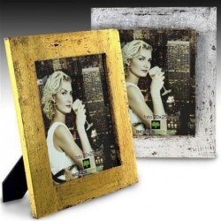 Marco De Fotos x2 Dorado y Plateado 20x25 cm