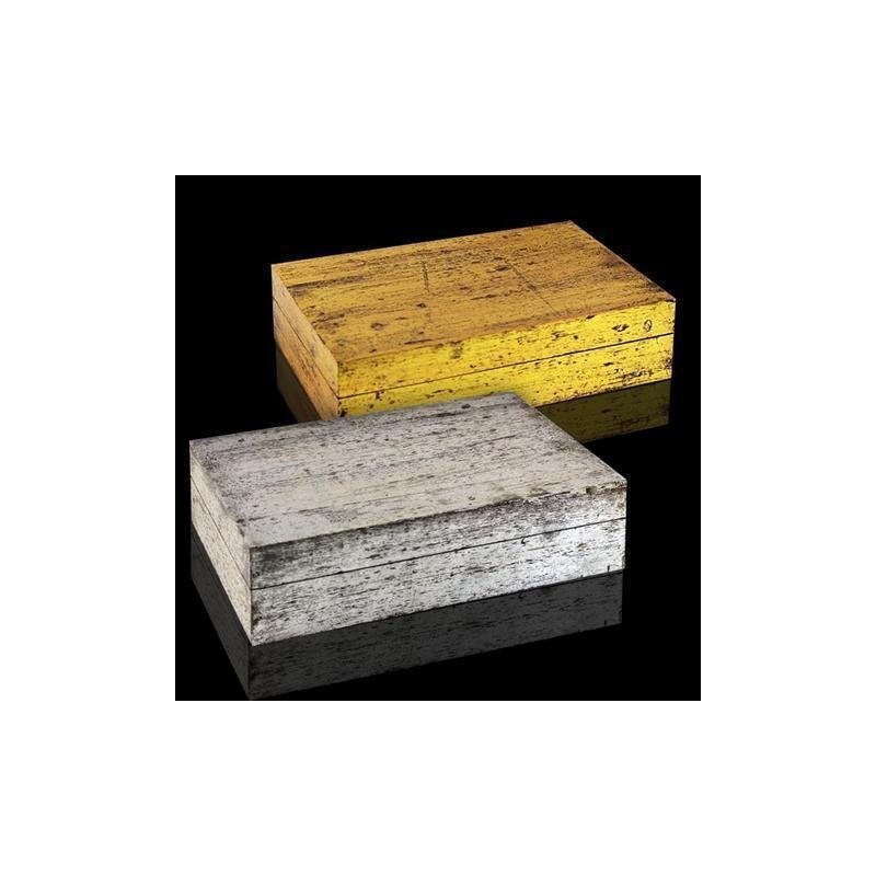 Caja x2 Multiusos Dorada y Plateada 25 cm