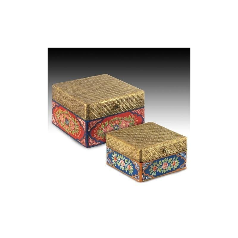 Caja x2 Multiusos India Colores 19 cm