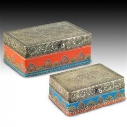 Caja x2 Multiusos India Colores 26 cm