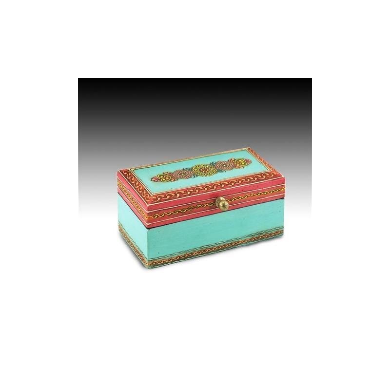 Caja Multiusos Rectangular Azul 14 cm