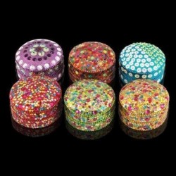 Cajita x6 Indias Redondas Colores 6 cm