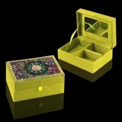 Joyero Indio Verde 11 cm