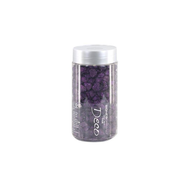 Bote Trozos De Vidrio Decorativos Violeta