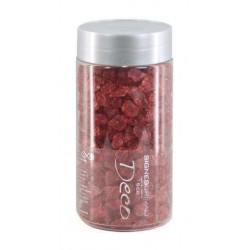 Bote Trozos De Vidrio Decorativos Rojo