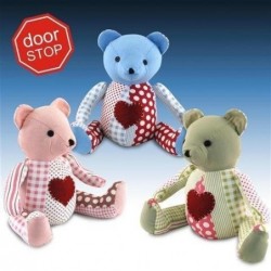 Apoyapuertas x3 Oso Peluche 23 cm