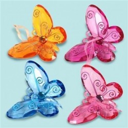 Figura Mariposa x4 Colores Colgantes 13 cm
