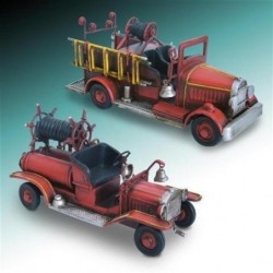Figura Coche Bomberos x2 Retro 16 cm