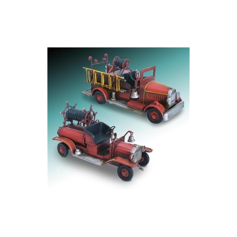 Figura Coche Bomberos x2 Retro 16 cm
