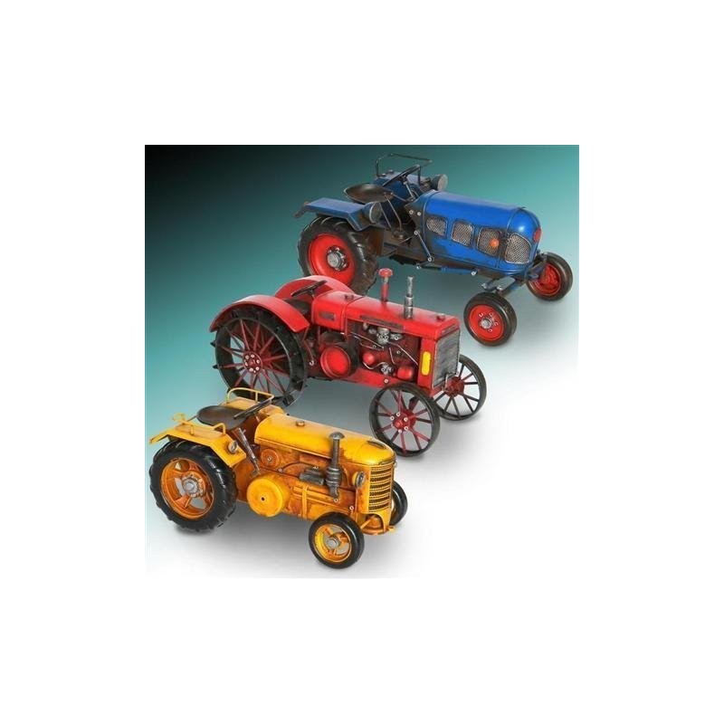 Figura Tractor x3 Retro 28 cm