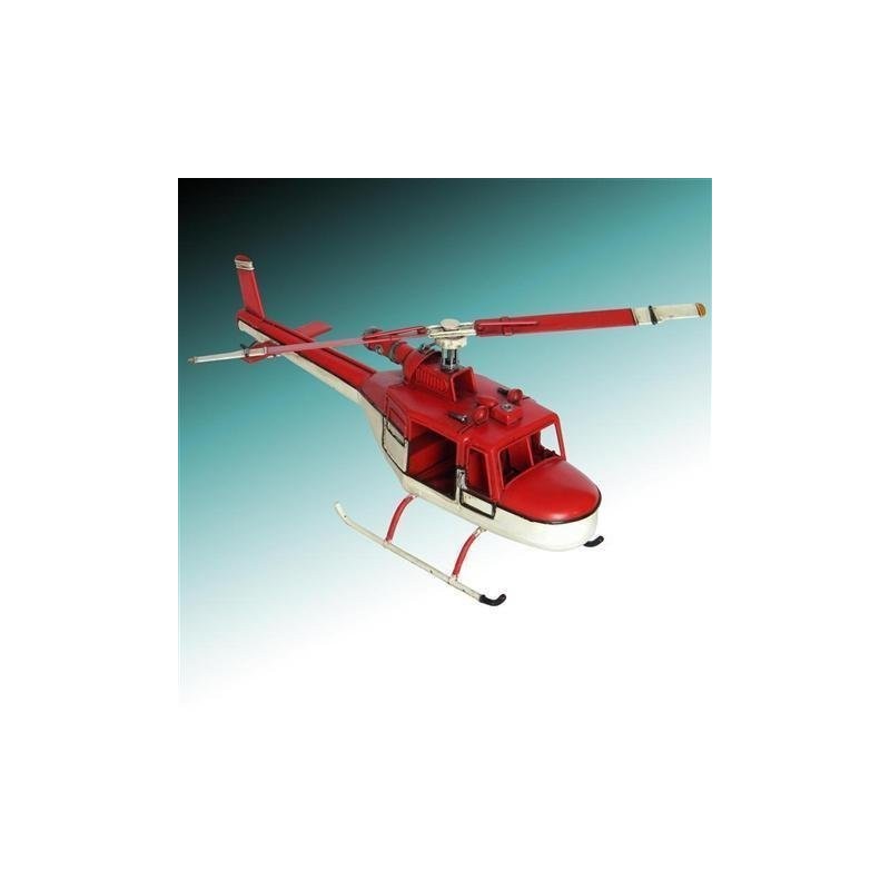 Figura Helicoptero Retro 33 cm