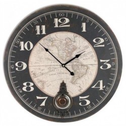 Reloj De Pared Mundo 58 cm