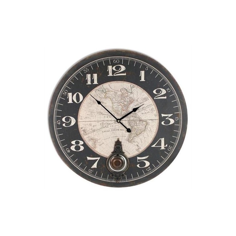 Reloj De Pared Mundo 58 cm