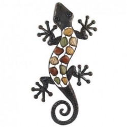 Adorno Pared Lagarto Metal 60 cm