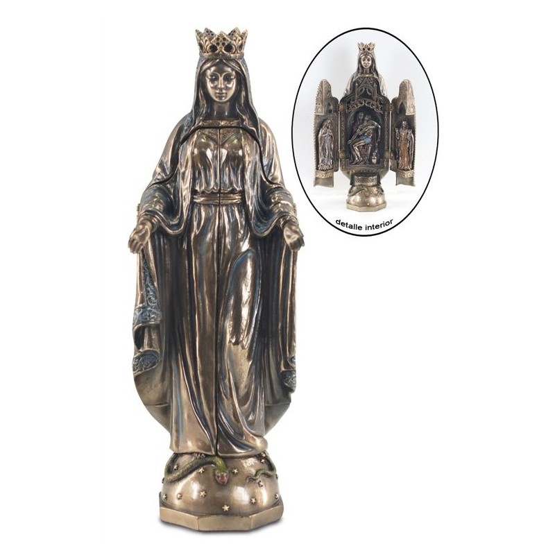 Figura Resina Virgen Maria 28 cm