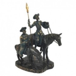 Figura Don Quijote y Sancho 22 cm