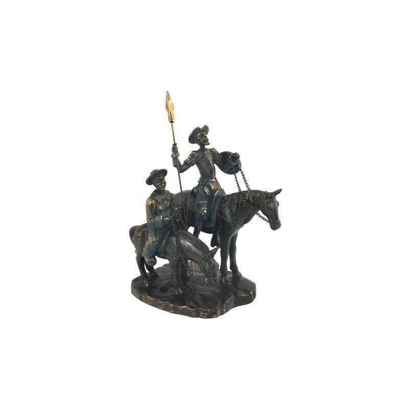 Figura Don Quijote y Sancho 22 cm