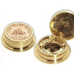 Reloj Solar de Bolsillo Con Brujula 5 cm